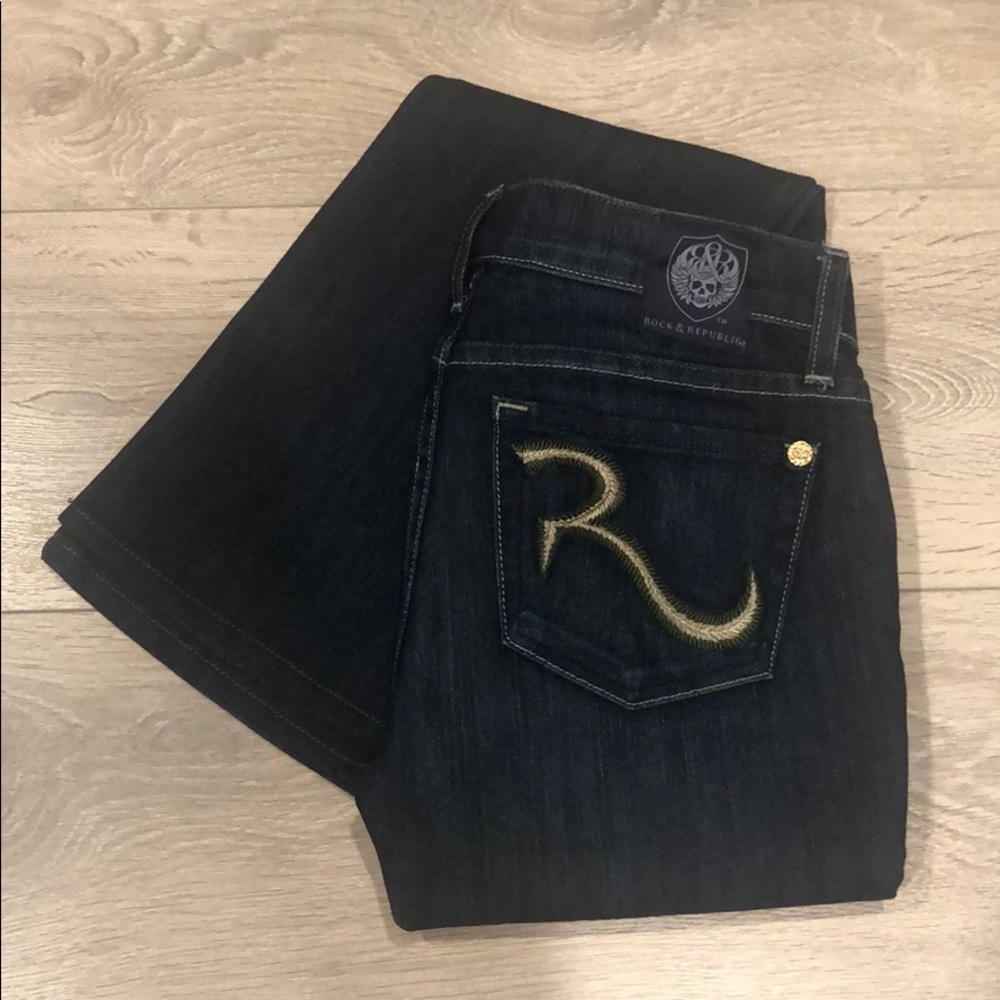 Rock & Republic Kasandra Boot Cut Jeans Size 24